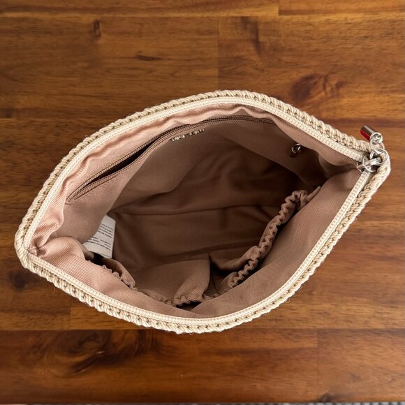 The Sak - Hand Crochet Essential Pouch in Beach Stripe - Picture 8 of 10